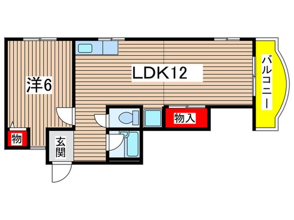 クラ武庫之荘壱番館の物件間取画像